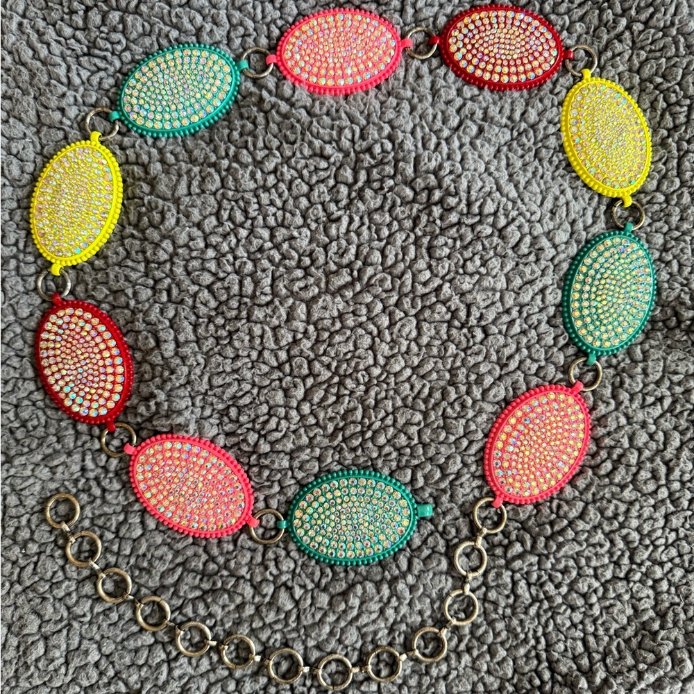 Rhinestone Concho Belt